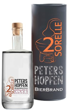 Distillato Di Birra 2 Sorelle - Peter Hopfen BierBrand - 50cl - Gradazione Alcolica 38% Vol