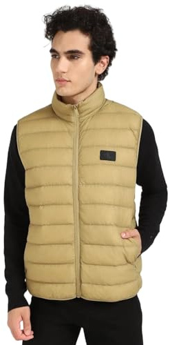 Calvin Klein Uomo Gilet Down Vest Gilet Imbottito, Verde (Gothic Olive), XXL