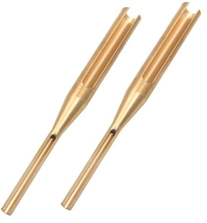 CATOSUM 2 Pcs Brass Dual-Head Rosary Cord Knotting Tool, Rosary Making Supplies, Rosary Making Kit, Cord Knot Tying Tool for Beads for Rosary Making