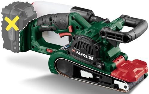 Parkside® PBSDA 20-Li A1 Ponceuse à bande sans fil 20 V Sans batterie ni chargeur