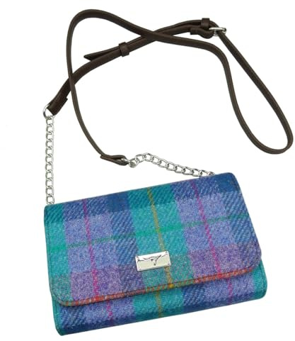 Glen Appin Harris Tweed 'Strathy' Wallet Shoulder Handbag