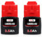 2 unidades de 3,5 Ah 12 V de repuesto para Milwaukee M-12 batería de iones de litio compatible con batería Milwaukee de 12 V 48-11-2411 48-11-2420 48-11-2401 48-11-2402 48-11-2430 48-11-2430 8-11 2440