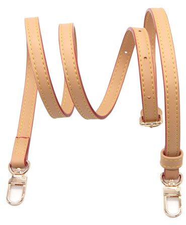 LJCZKA Verstellbarer Schultergurt PU Leder für Damen, Schulterriemen für Handtasche, Taschengurt Schmale zum Wechseln für Schultertaschen