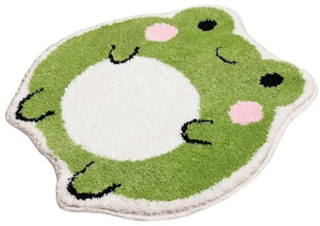 KAHDGSS Badteppich mit lustigem Tiermotiv, mit hervorragender Wasseraufnahme und Rutschfestigkeit, für den Familiengebrauch, Bodenmatte