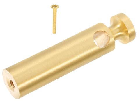 OSALADI 1 Stück Goldene Kleine Leitplankenbeschläge Elegante Pfostenkappen Verbindungsstücke Für Pfostenkappen Geländerverbinder Messing