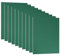 Mauedest Hoja de Aluminio Anodizado de 3,3x2,1x1/32 Pulgadas, Placa de Aluminio Rectangular de Metal de 10 Piezas, Espacios en de Grabado de 0,8 mm de Espesor para e