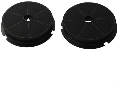 Lot de 2 filtres ronds à charbon actif pour hotte aspirante 190 mm