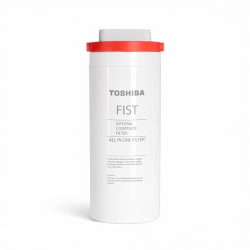 Toshiba Osmoseanlage, Wasserfilter Trinkwasser, Auftisch, Keine Installation, Heißwasserspender, Umkehrosmoseanlage, Mehrfach-Filterung & Mineralisierung, UV Licht, NSF zertifiziert, Ersatzfilter