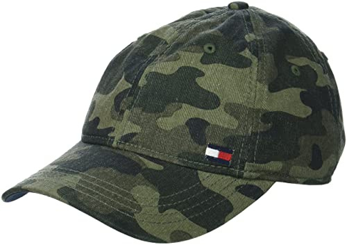 Tommy Hilfiger Herren Baseballkappe Dad Hat Billy Corner Flag Cap