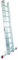 Lyte 2.5 m Triple DIY EN131 Non Professional 3 Section Extension Ladder with Spreader bar