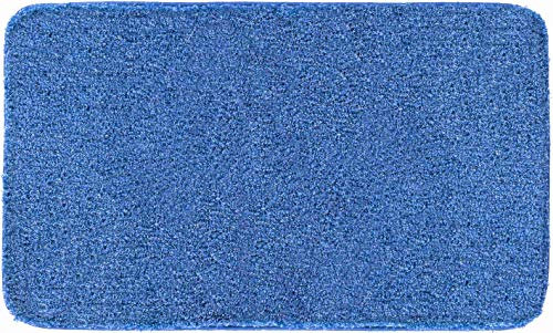 Grund Melange Badteppich, Acryl, Denim, 50 x 80 cm