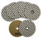 SHDIATOOL Trockene Diamant Polierscheibe 7 Stk. Streugut 3000 für Granit Stein Beton Marmor Dia 4 Zoll/100MM