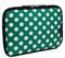 Emartbuy Polka Dots Green/White Water Resistant Neoprene Soft Zip Case Cover Sleeve 8 Inch - 8.8 Inch Compatible With Selected Devices Listed Below