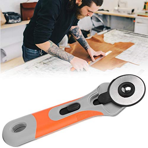 Broco Fabric Roller Cutters, 45mm Roller Wheel Round Knife Tailor Cutter Sewing Quilting Fabric Cutting Craft Tool