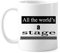Shakespeare Tasse mit Aufschrift World Is A Stage, Keramik