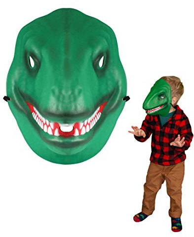 Deluxebase Wild Faces - T-Rex Sichere Schaumtiermasken für Kinder