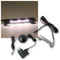 world-trading-net - LED Glasbodenbeleuchtung Clip-3D im 2er Set, Leuchtfarbe neutralweiß, inklusive Netzteil