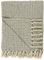 IB Laursen Plaid Decke Sofadecke Bettüberwurf Tagesdecke Staubig Blau Muster Baumwolle 160 x 130 cm 6510-68