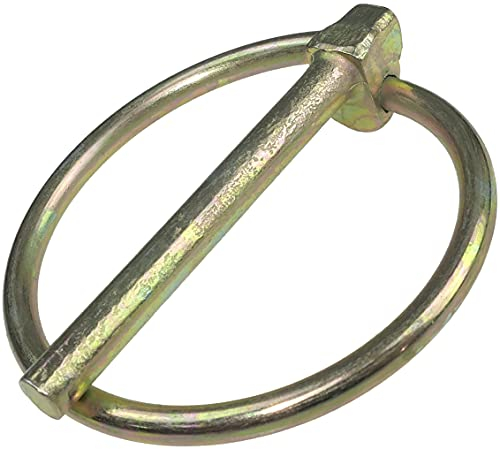 AERZETIX - C48206 - Satz von 10 Klappstecker klappsplinte landwirtschaftlichen mit ring Ø4.5x41mm - splinte zum klappen - sicherungsstift - bolzensicherung für schnelle befestigung - DIN 11023