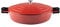 Kelomat, Sauteuse céramique rouge 32 cm diamètre 68,5 x 36,5 x 22 cm induction fonte d'aluminium fond acier thermique four four