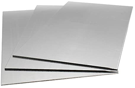 3mm Thick Aluminium Sheet Flat Metal Plate 1050 H14 Grade UK Made Various Size (250 x 500mm Sheet)