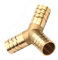caihv-Pipe-Schnittstelle Messing Splicer Rohrverschraubung, Y-Form-3-Wege-Schlauchkupplung Kopplungsadapter, 4mm-16mm Copper Stecktülle, Anschlussadapter für Gartenwasserrohre (Color : 8mm)