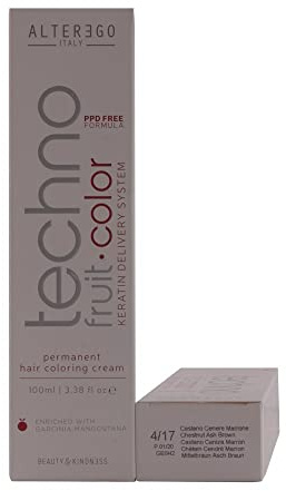Technofruit Color 4/17 Chestnut Ash Brown 100 ml, 4/17 Graphitbraun