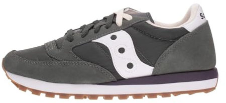 Saucony L'alta qualità costruttiva delle sneakers Jazz Saucony Originals si sposa con il massimo comfort e l'incredibile leggerezza. La tomaia in morbida pelle scamosciata con inserti in nylon ha uno