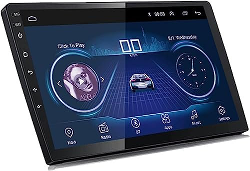 Vokot CTC9801 Autoradio con Monitor Touch screen HD1080 2 DIN, Android 9.1, 32Gb+2GB, Stereo RADIO FM, AHD, Bluetooth WIFI GPS Navigazione Mirror Link, USB Carplay Telefono (7 pollici)