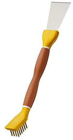 Veemoon Spazzola Da Cucina Con Raschietto Per Pulizia Dettagliata Per Fughe Angolari Rubinetti Vasche Da Bagno e Pentole Utensile Pratico Per Pulizia Della Casa