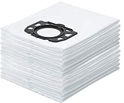 12 pièces de rechange compatibles avec les sacs sous vide. Compatible avec les sacs d'aspirateur Karcher WD3 WD4 WD5 MV4 MV5 MV6.