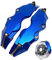 EviKoo Auto-Bremssattelabdeckung, Bremssattel-Schutzabdeckung, Scheibenbremssattelabdeckungen für Auto, vorne und hinten, Rad-Refit-Zubehör, Rot/Blau/Grün/Silber/Gelb
