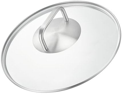 SILBERTHAL Pfannendeckel 20cm - Universell einsetzbar - Glas, Edelstahl - Deckel für Bratpfanne, Servierpfanne oder Wok