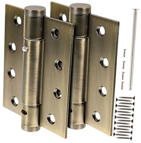 WHAMVOX 2pièces Lot De Charnières De Porte à Fermeture Automatique Robustes Pour Porte Moustiquaire Charnière De Avec Ressort