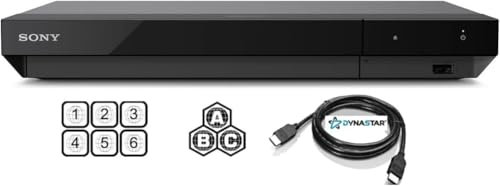 Region Free Blu Ray Player Compatible with Sony UBP-X700M 4K UHD-2D/3D-WiFi Region Free Blu-Ray Regions A, B & C DVD Regions 0-8 BX-700M Bundle with Dynastar