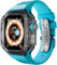 BCMCBV Kit di modifica fai da te di lusso con cassa in cristallo trasparente da 49 mm, accessorio di ricambio per orologio Apple Watch Ultra serie 8, 49mm, Agata
