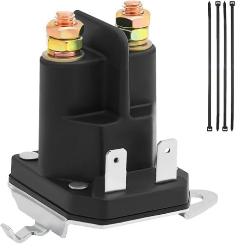 ZAMDOE 192507 532192507 582042801 Solénoïde de démarrage pour Husqvarna pour Poulan pour Craftsman pour AYP pour Ariens 582042802 146154 178861 725-06153A 21546294 435-325 705055 Tondeuse à Gazon