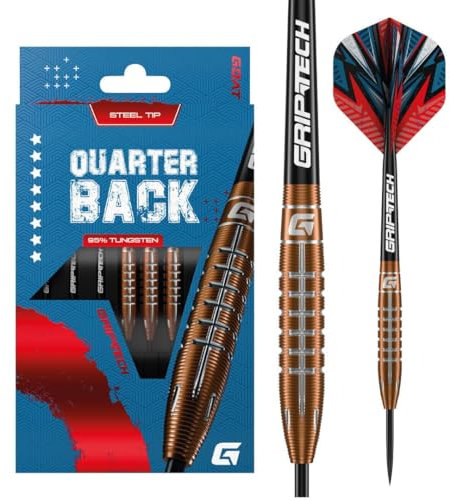 GOAT - Quarterback V2 95% Steeldarts 26 G, inkl. 3 Barrels, 3 Flights & 3 Shafts