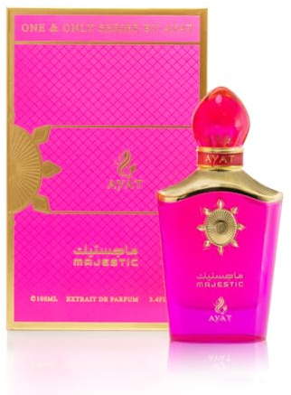 AYAT PERFUMES One & Only Series Eau de Parfum 100 ml – Damen- & Herrenparfüm – luxuriöser, langanhaltender arabischer Duft – orientalische Essenz aus Dubai, elegant und fesselnd (Majestic)