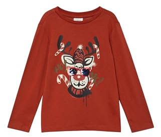 s.Oliver Longsleeve mit X-Mas-Frontprint und Wendepailletten-Detail