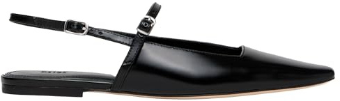 Paige Women's Whitley Flat Ballet, Black, 8.5 UK