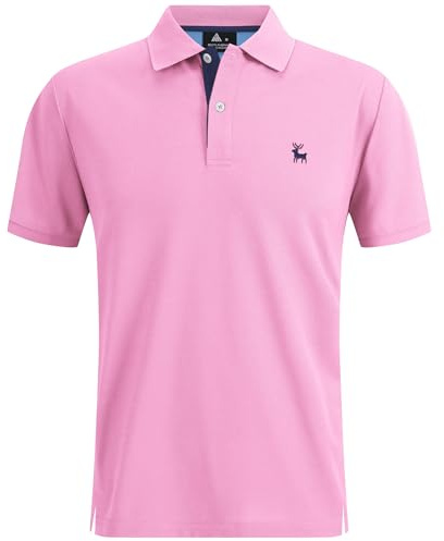 ZITY Polo Homme Manches Courtes Polo de Golf Hommes Travail Eté Chemise Regular Fit Shirt Tennis Basic Tshirt
