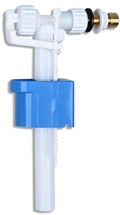 Spülkasten Füllventil, Schwimmerventil Spülkasten Füllventil für Spülkasten Ersatzteile Universelles G3/8 und G1/2 Messing Anschluß Spülkasten Ersatzteile für Wc