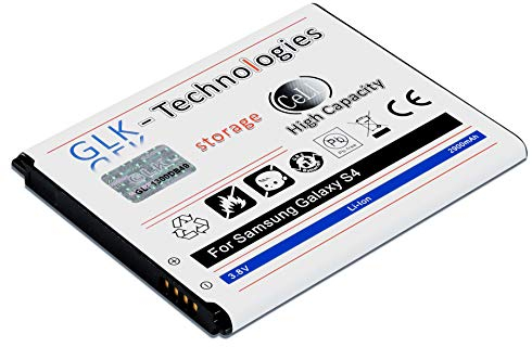 High Power Ersatzakku kompatibel mit Samsung Galaxy S4 EB-B600BE | Original GLK-Technologies Battery | accu | 2900 mAh Akku | NEU