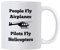 Casitika Helikopter Piloten-Becher 313 ml Piloten Kaffeebecher Menschen Fliegen Flugzeuge Piloten Fliegen Helikopter Becher für Luftfahrt Schule Abschluss oder Ausbilder.