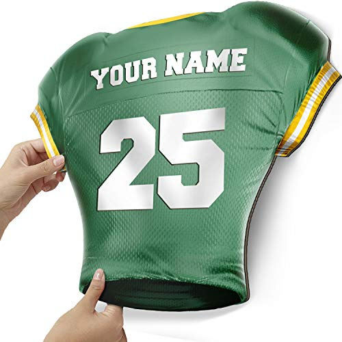Elbeffekt Trikotlampe für Green Bay Fans aus Holz - personalisierbares Geschenk - schenke Dein individuellen Green Bay Fanartikel aus Echtholz
