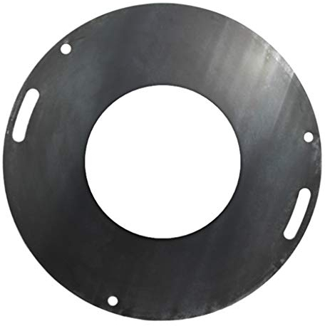 A. Weyck Tools Feuerplatte/Ring 100cm in 5, 6, 8, 10mm für Feuerschale/Schwenkgrill Feuerplatte Grillplatte Grillring Plancha (100cm 10mm #300)