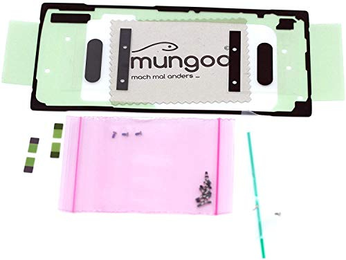 Klebefilm Display für Samsung Galaxy Note 10 Plus (N975F) mit mungoo Tuch | Dichtung, Kleber, selbstklebend, für Galaxy Note 10 Plus/N975F, Note 10 Plus 5G/N976B, mit mungoo Tuch
