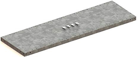 Meta - Zusatzboden für Regal 1300x400 mm verzinkt Fachlast 230 Kg