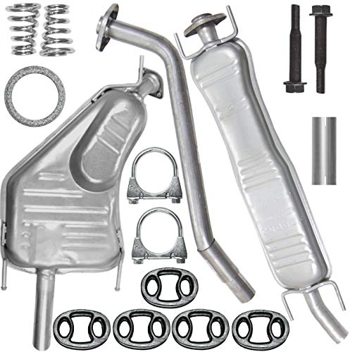 Adamot Auspuffanlage Schalldämpferset Auspuff für Opel Vectra B 2 II 1.8 2.0 2.2